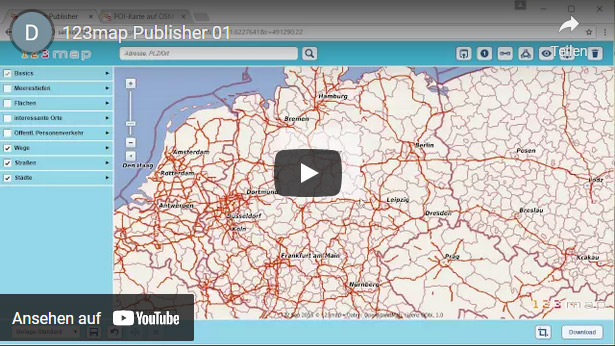 123map Publisher - Landkarten selbst erstellen