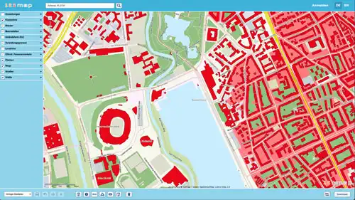 Vorlage: Stadtplan